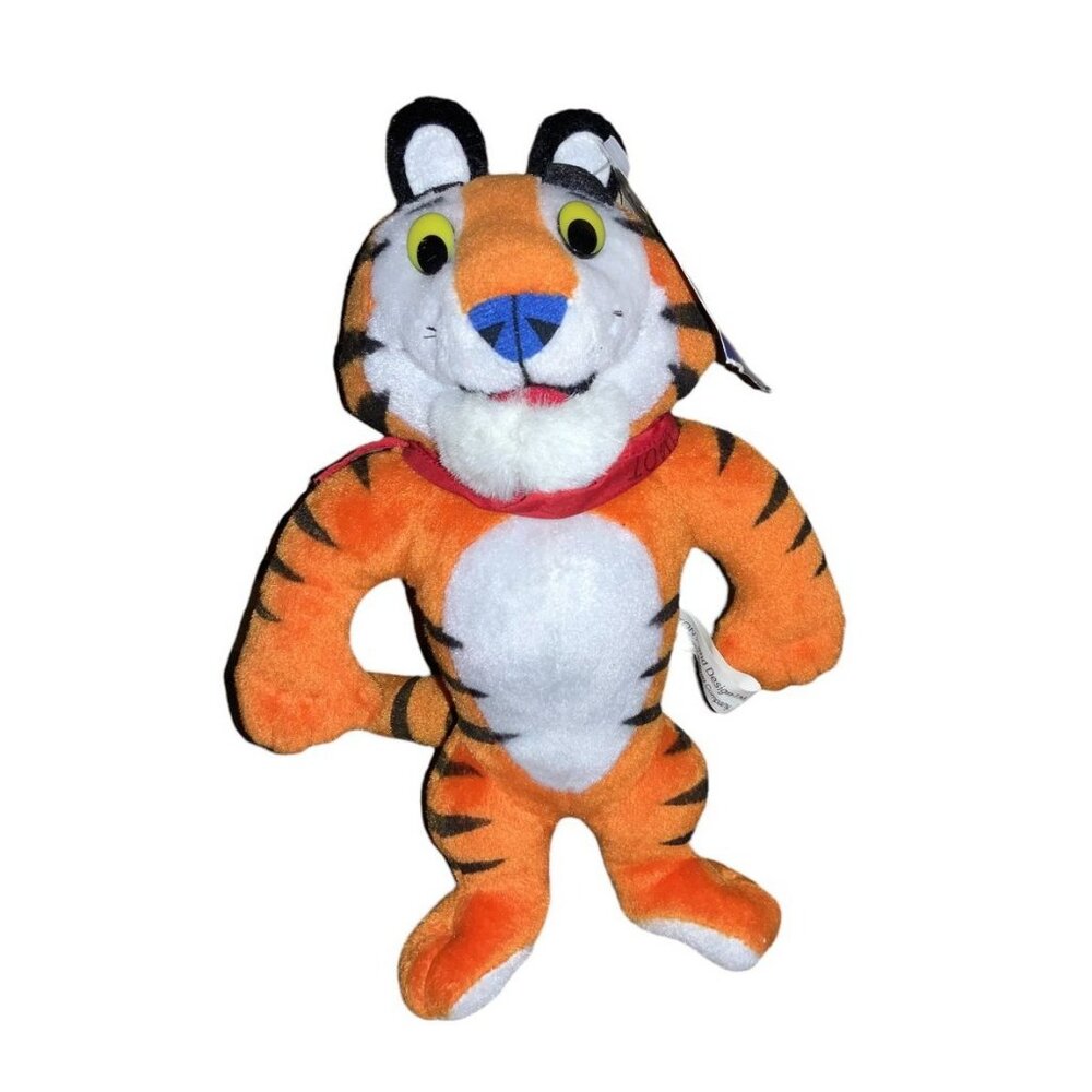 Tony The Tiger Plush Toy Kelloggs 1997 Princess Soft Toys 9.5" Orange & Black St